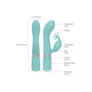 Pillow Talk - Kinky USB-Oplaadbare Tarzan Vibrator Vrouwen Speeltjes